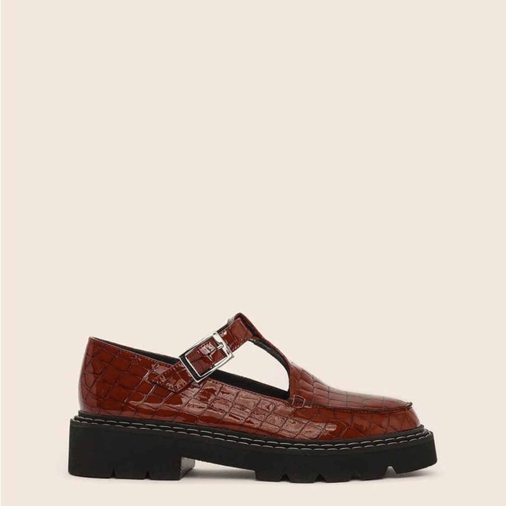 Maguire Brown Mary Jane
Deadstock Leather